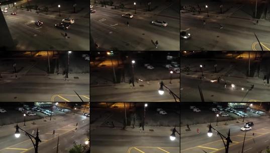 Fireworks battle in the hood got me