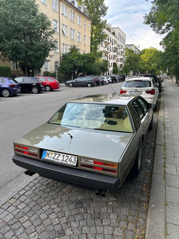  Spotted an Aston Martin Lagonda just parked up in Munich, Germany 