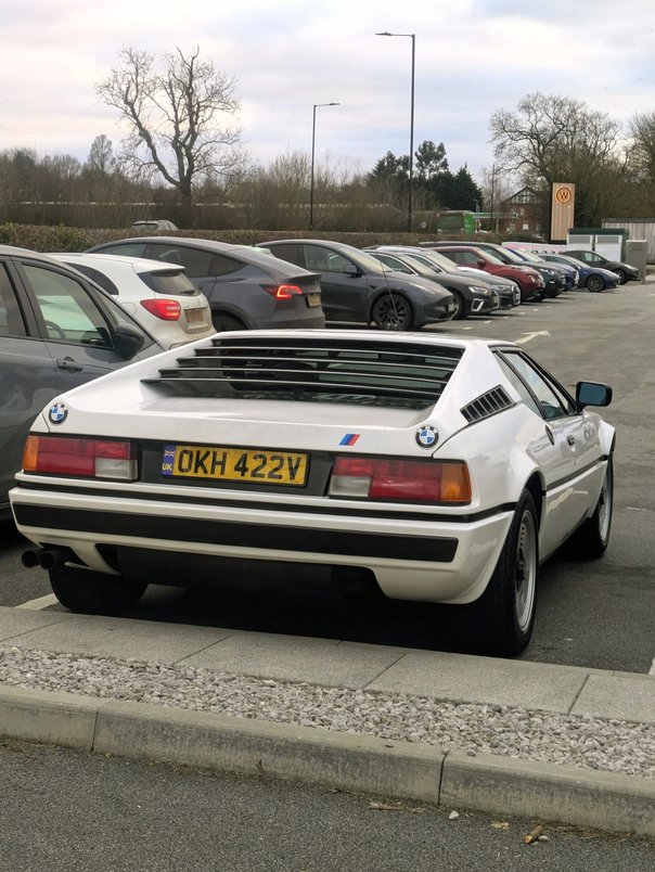  A  #BMW  M1 was spotted just parked up at a quiet garden centre in Harrogate as if it belonged there.  #spotted   #supercars   #cars  